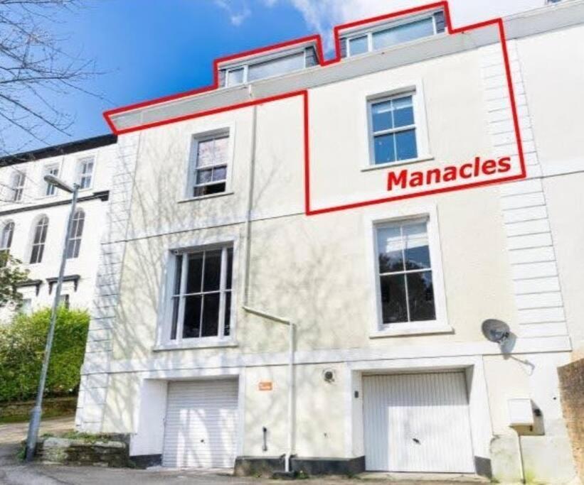 Manacles - Spacious Flat Near Beach With Sea Views & Parking Falmouth Exteriör bild